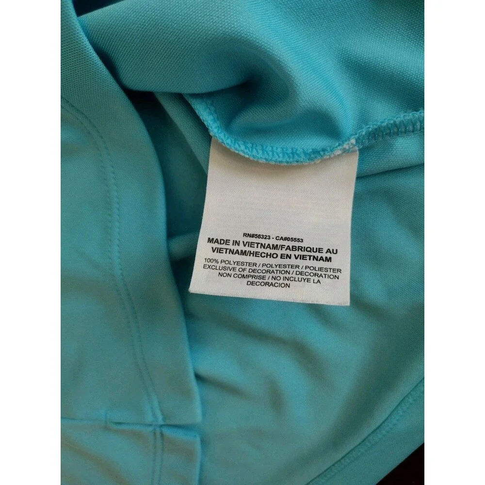 NIKE GOLF Women's Tour Performance sky blue Polo Collared sleeveless top S